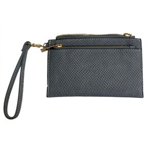 NWOT faux leather gray wristlet Brand: A New Day